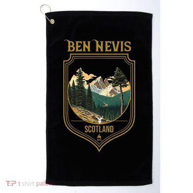 Ben Nevis Souvenir Apparel Ben Nevis Hiking Golf Towel