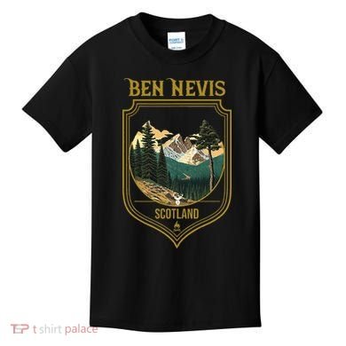 Ben Nevis Souvenir Apparel Ben Nevis Hiking Kids T-Shirt