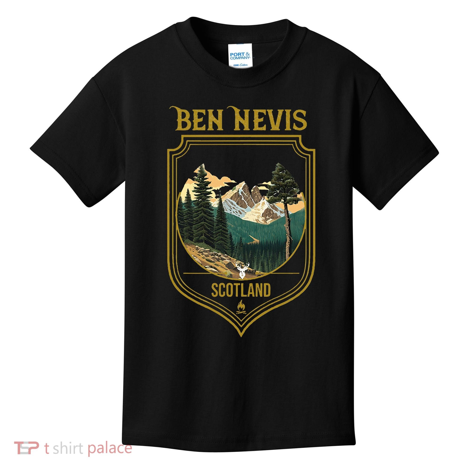 Ben Nevis Souvenir Apparel Ben Nevis Hiking Kids T-Shirt