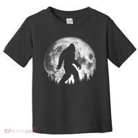 Bigfoot Night Stroll! Cool Full Moon & Trees Sasquatch Toddler T-Shirt thumb 0
