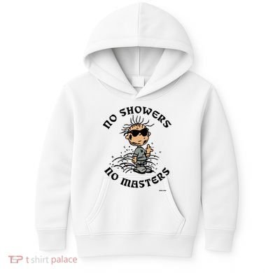 Bosssdog No Showers No Masters Kids Hoodie