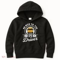 Be Nice To The Bus Driver Job Operator Busman Buses Kids Hoodie thumb 0