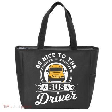 Be Nice To The Bus Driver Job Operator Busman Buses Tote Bag