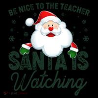 Be Nice To The Teacher Santa Is Watching Coffee Mug thumb 5