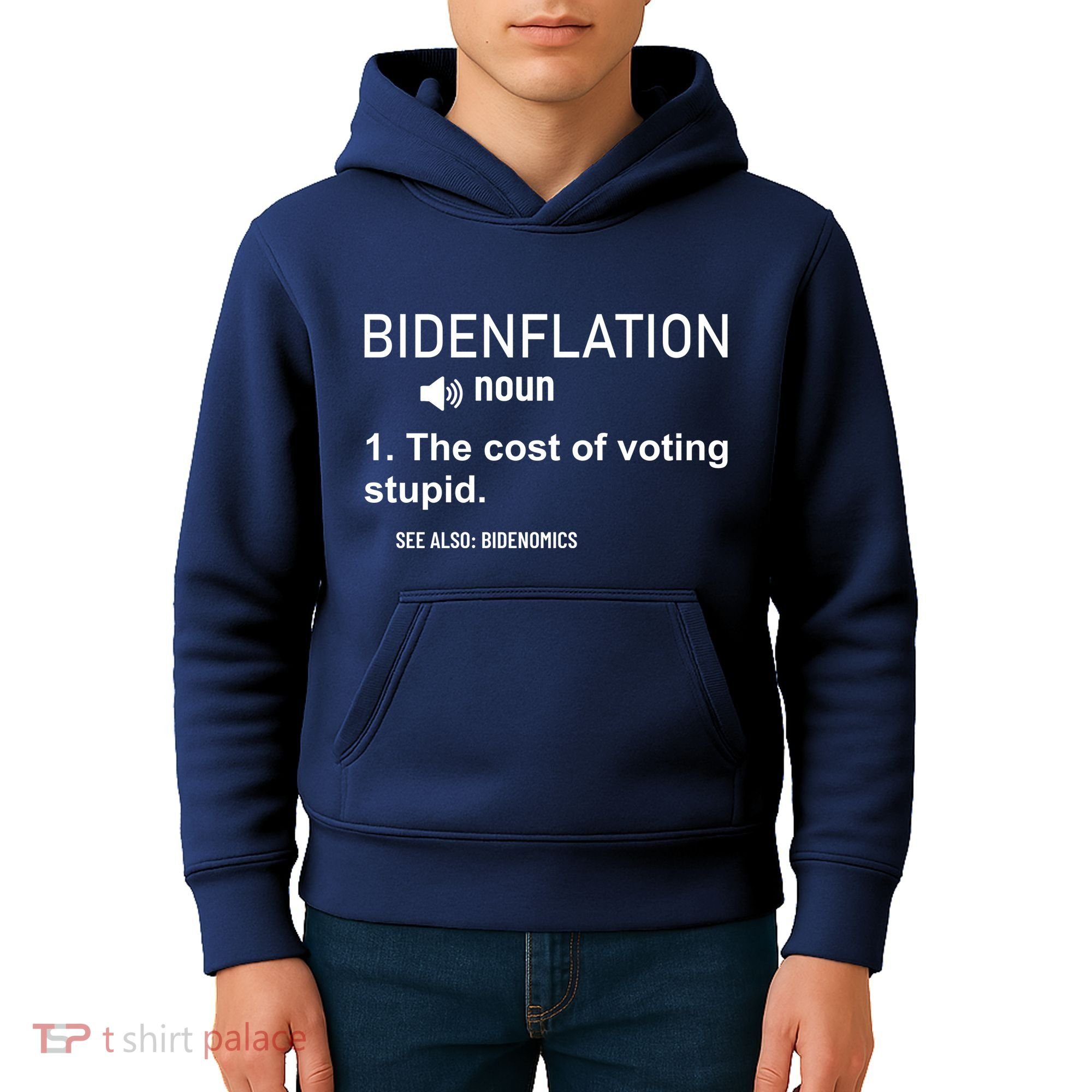 Bidenflation Noun The Cost Of Voting Stupid Kids Hoodie