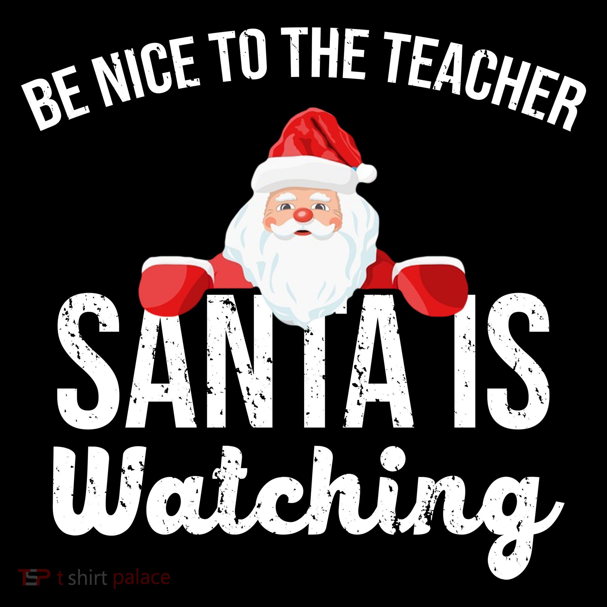 Be Nice To The Teacher Santa Is Watching Women's Hoodie