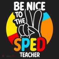 Be Nice To The Sped Teacher Awareness Special Education Cute Cool Gift Women's Sweatshirt thumb 2