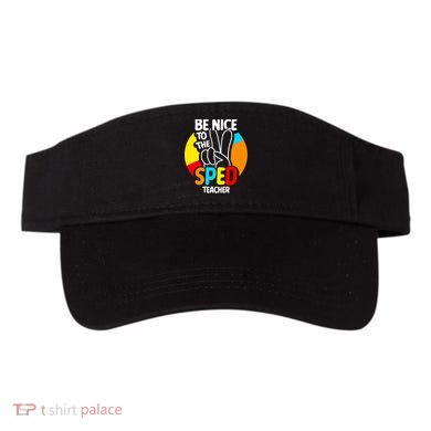 Be Nice To The Sped Teacher Awareness Special Education Cute Cool Gift Visor