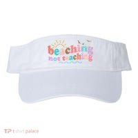 Beaching Not Teaching Summer Break Gift For Teacher Visor thumb 0