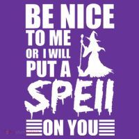 Be Nice To Me Or I Will Put A Spell On You Visor thumb 3