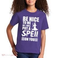 Be Nice To Me Or I Will Put A Spell On You Kids T-Shirt thumb 2