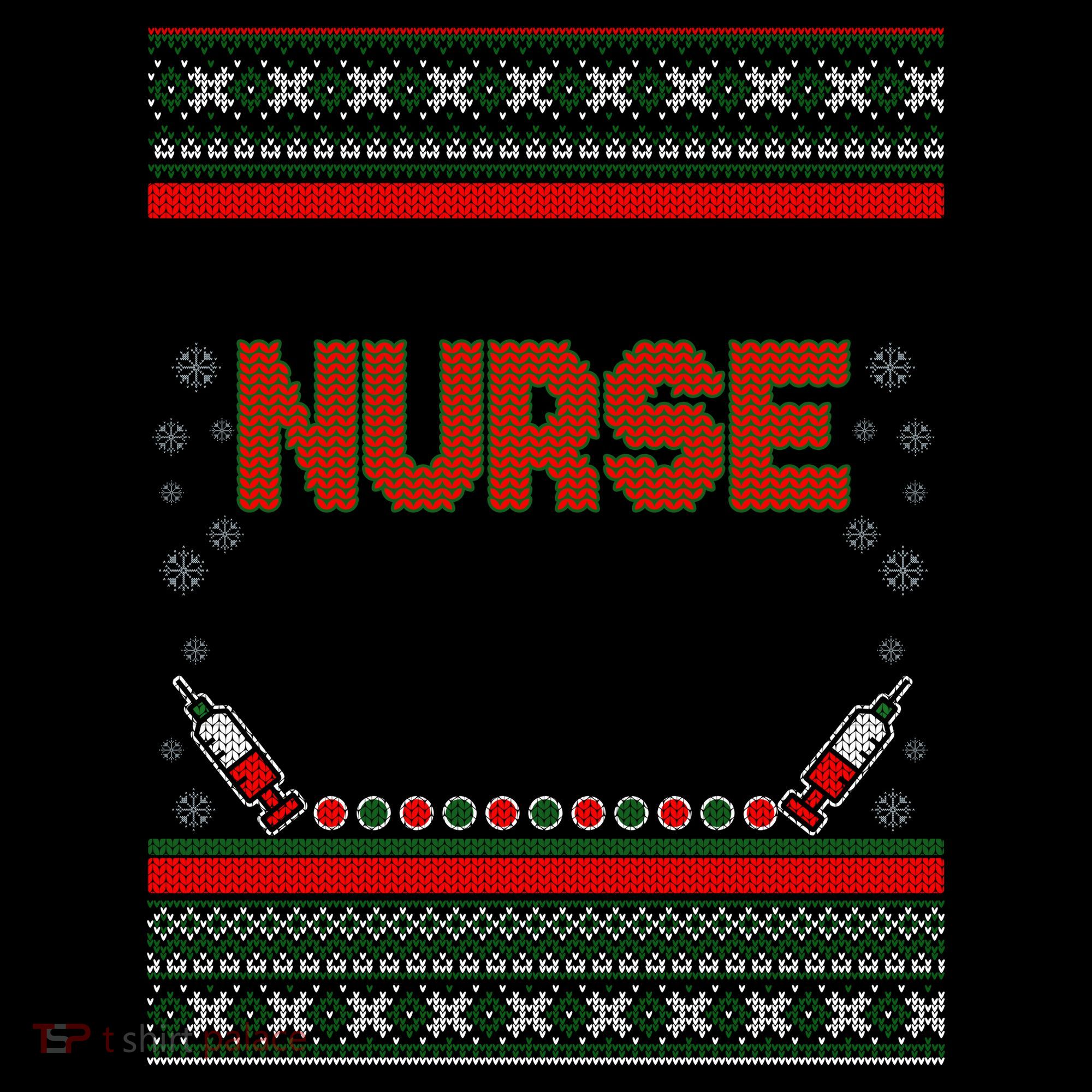 Be Nice To The Nurse Santa Is Watching Ugly Christmas Sweater Coffee Mug