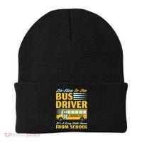 Be Nice To The Bus Driver Funny School Bus Driver Beanie thumb 0