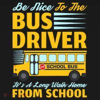 Be Nice To The Bus Driver Funny School Bus Driver Baby Bodysuit thumb 2