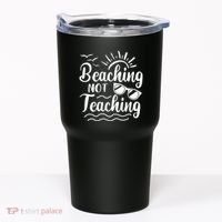 Beaching Not Teaching Summer Break Teacher Tumbler thumb 0