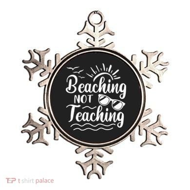 Beaching Not Teaching Summer Break Teacher Ornament