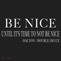 Be Nice Until Roadhouse Dalton Movie Action Cool Gift Beanie thumb 2