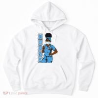 Black Nurse Uniform Face Mask Afro African Women Funny Gift Hoodie thumb 0