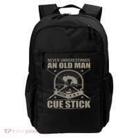 Billiard Never Underestimate An Old Man With A Cue Stick Backpack thumb 0