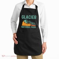Beautiful Nature Vacation Glacier National Park Apron thumb 2