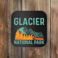 Beautiful Nature Vacation Glacier National Park Coaster thumb 0