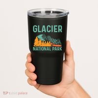 Beautiful Nature Vacation Glacier National Park Tumbler thumb 2
