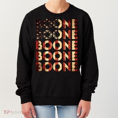 Boone Name Vintage Retro US Flag Women's Sweatshirt