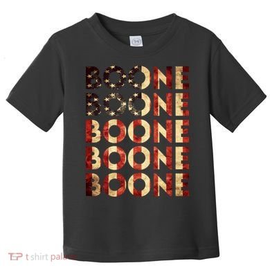 Boone Name Vintage Retro US Flag Toddler T-Shirt