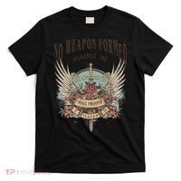 Boho No Weapon Formed Against Me Shall Prosper Christian T-Shirt thumb 0