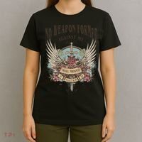 Boho No Weapon Formed Against Me Shall Prosper Christian T-Shirt thumb 4