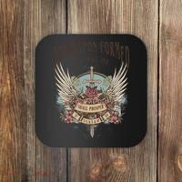Boho No Weapon Formed Against Me Shall Prosper Christian Coaster thumb 0