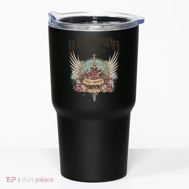 Boho No Weapon Formed Against Me Shall Prosper Christian Tumbler