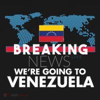 Breaking News WeRe Going To Venezuela Family Trip Matching Funny Gift Women's Hoodie thumb 2