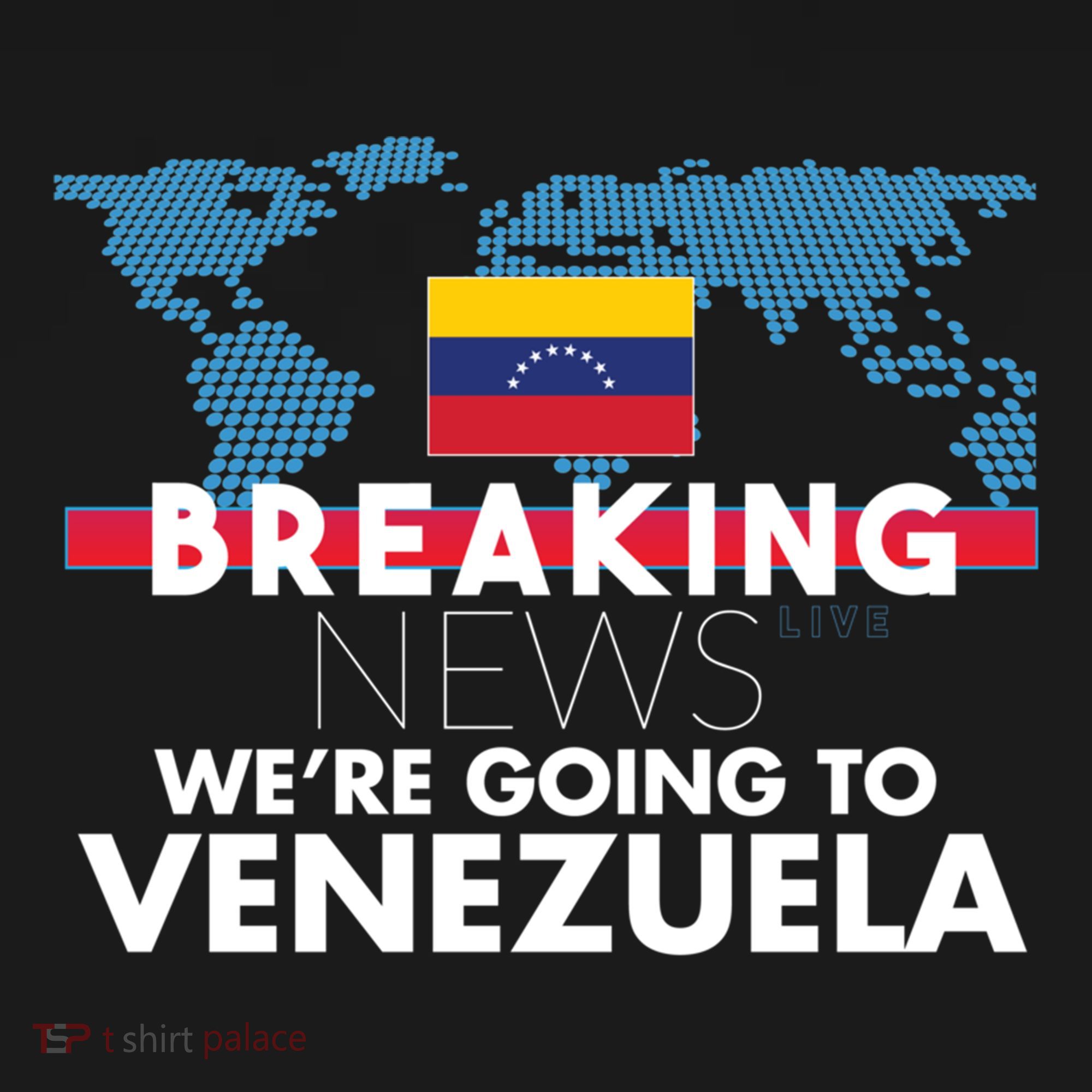 Breaking News WeRe Going To Venezuela Family Trip Matching Funny Gift Women's Hoodie