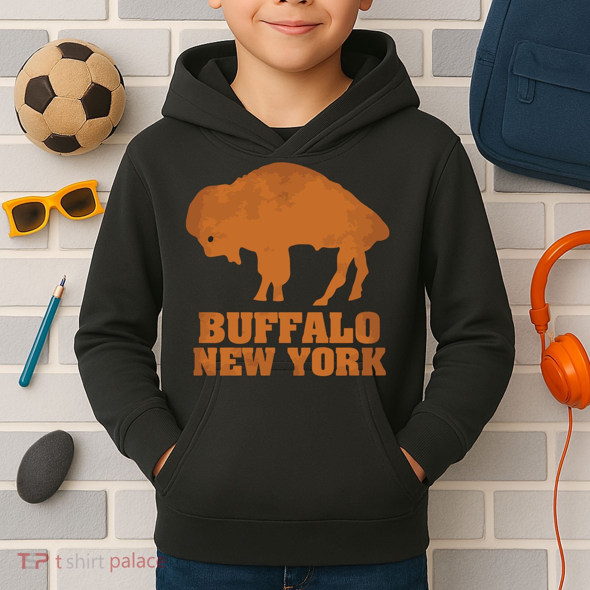 Buffalo New York Kids Hoodie