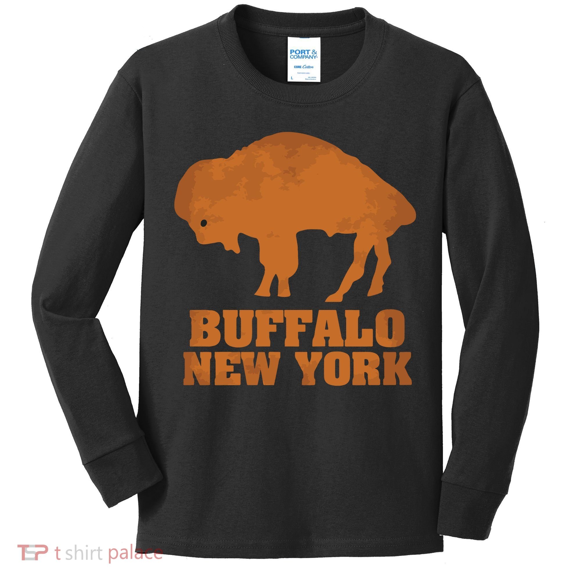 Buffalo New York Kids Long Sleeve Shirt