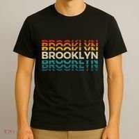 Brooklyn New York Vintage Retro Usa America Souvenir T-Shirt thumb 3