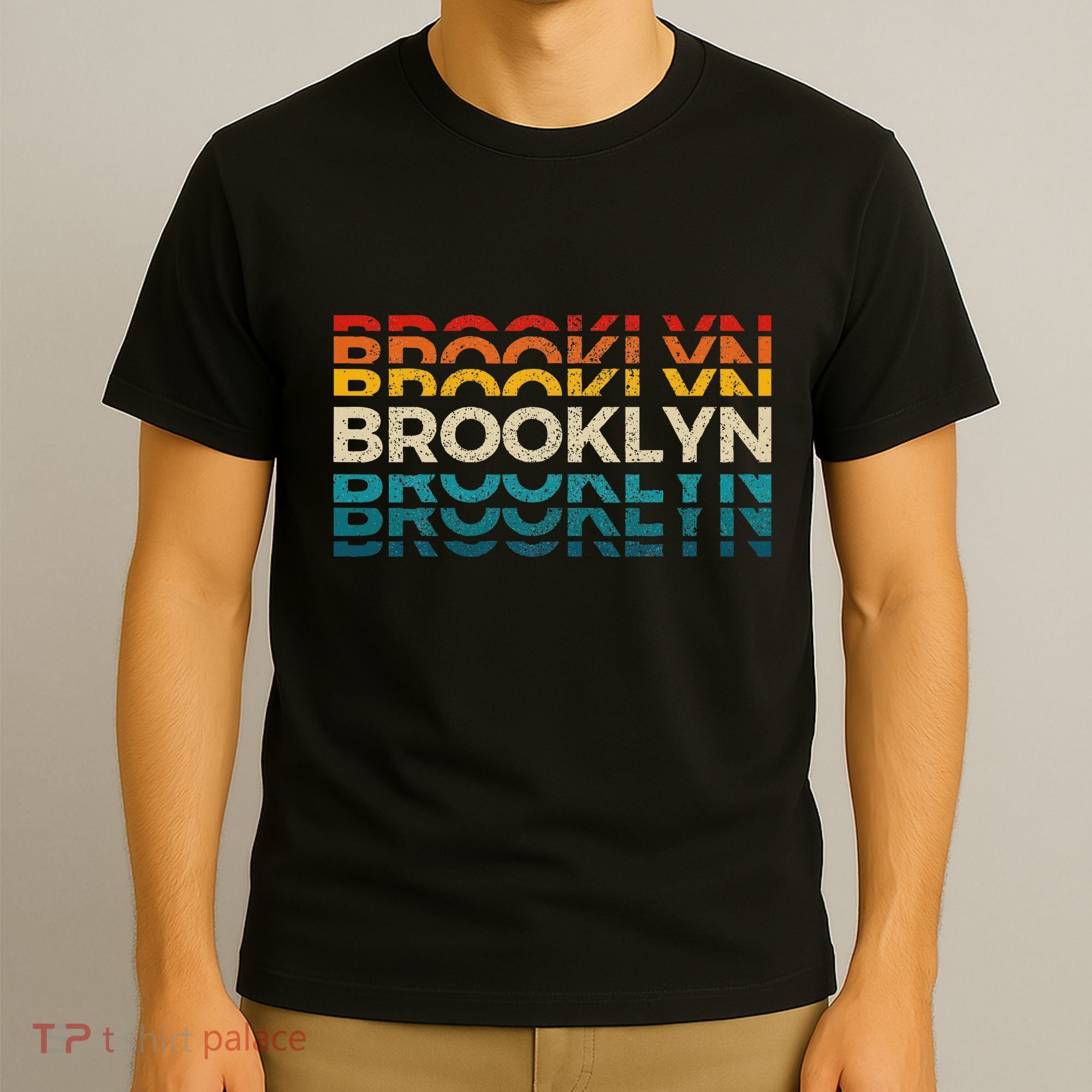 Brooklyn New York Vintage Retro Usa America Souvenir T-Shirt