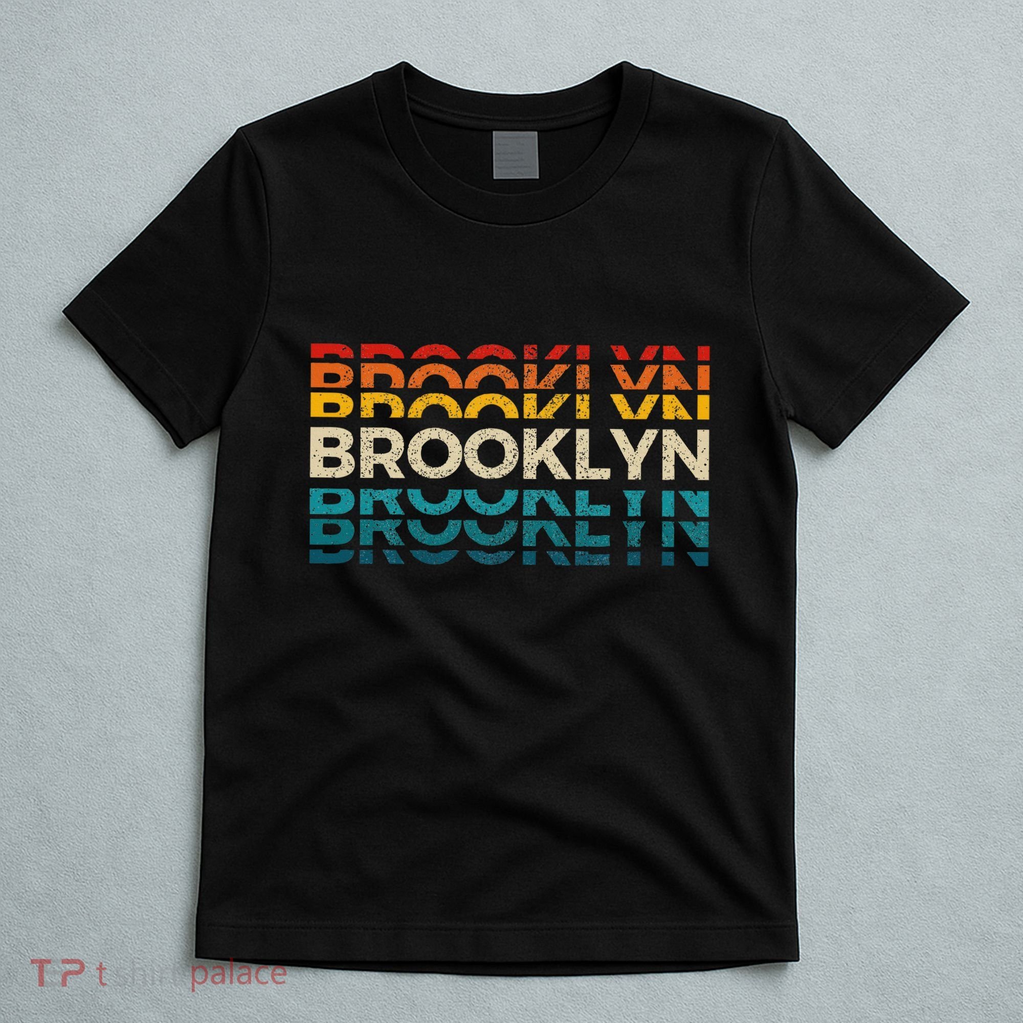 Brooklyn New York Vintage Retro Usa America Souvenir T-Shirt