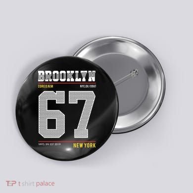 Brooklyn New York Button