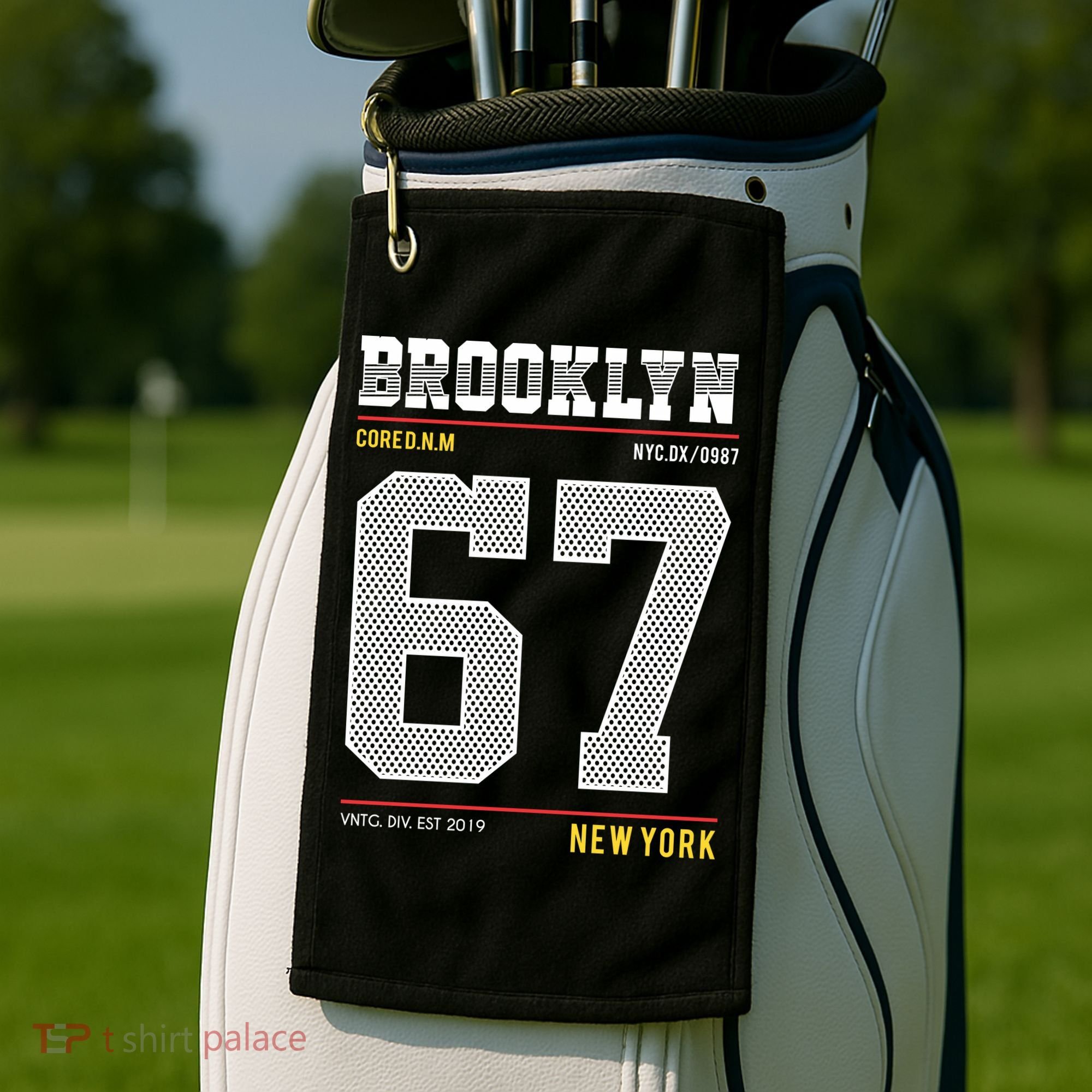Brooklyn New York Golf Towel