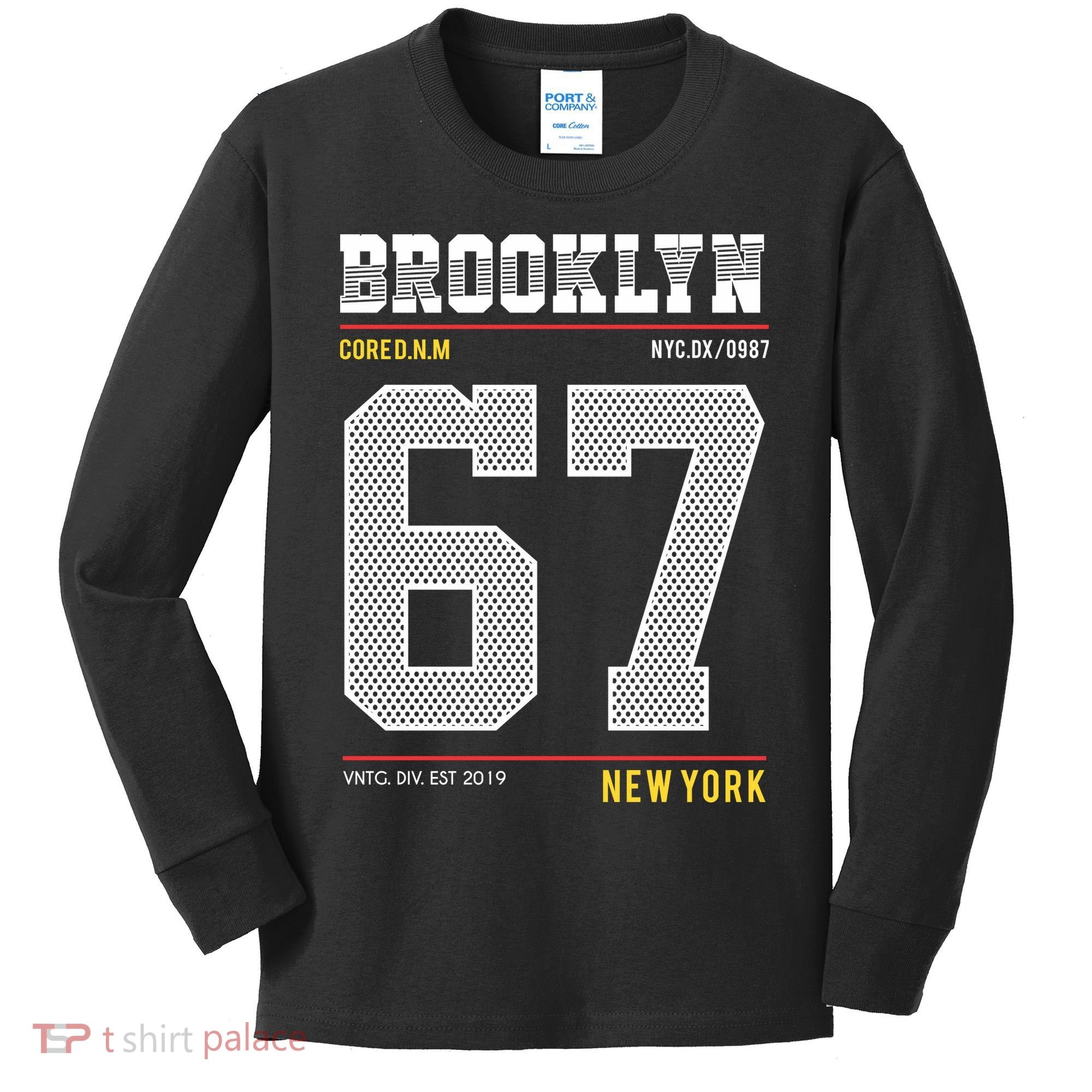 Brooklyn New York Kids Long Sleeve Shirt