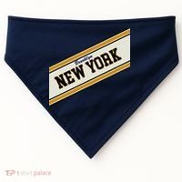 Brooklyn New York Varsity Logo USA-Made Doggie Bandana thumb 0