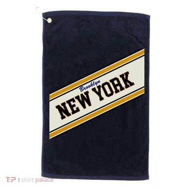 Brooklyn New York Varsity Logo Golf Towel