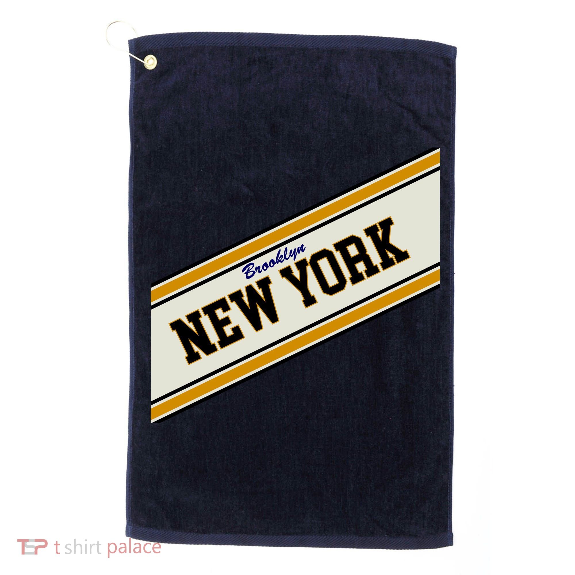 Brooklyn New York Varsity Logo Golf Towel