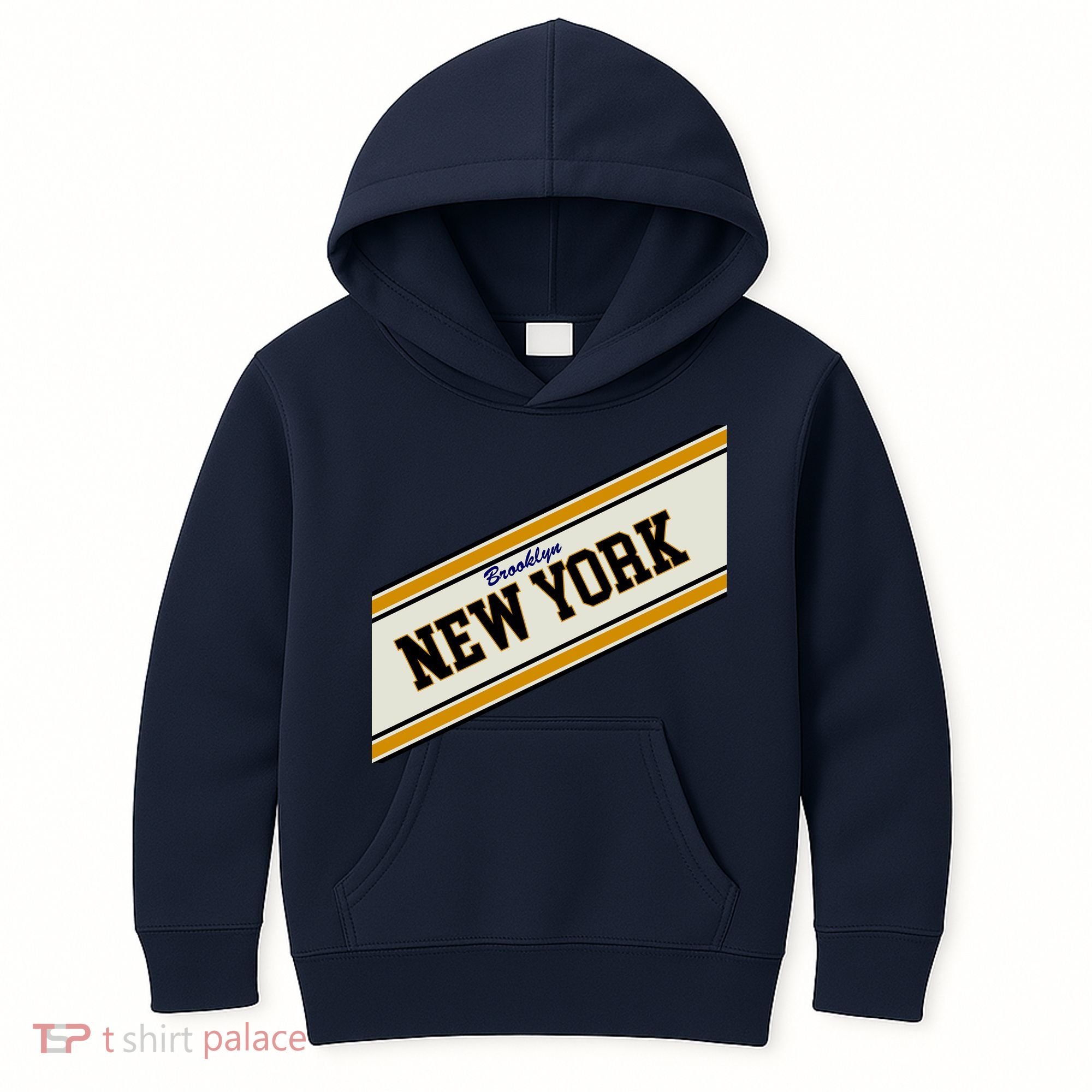 Brooklyn New York Varsity Logo Kids Hoodie