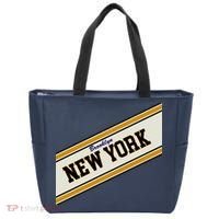 Brooklyn New York Varsity Logo Tote Bag thumb 0