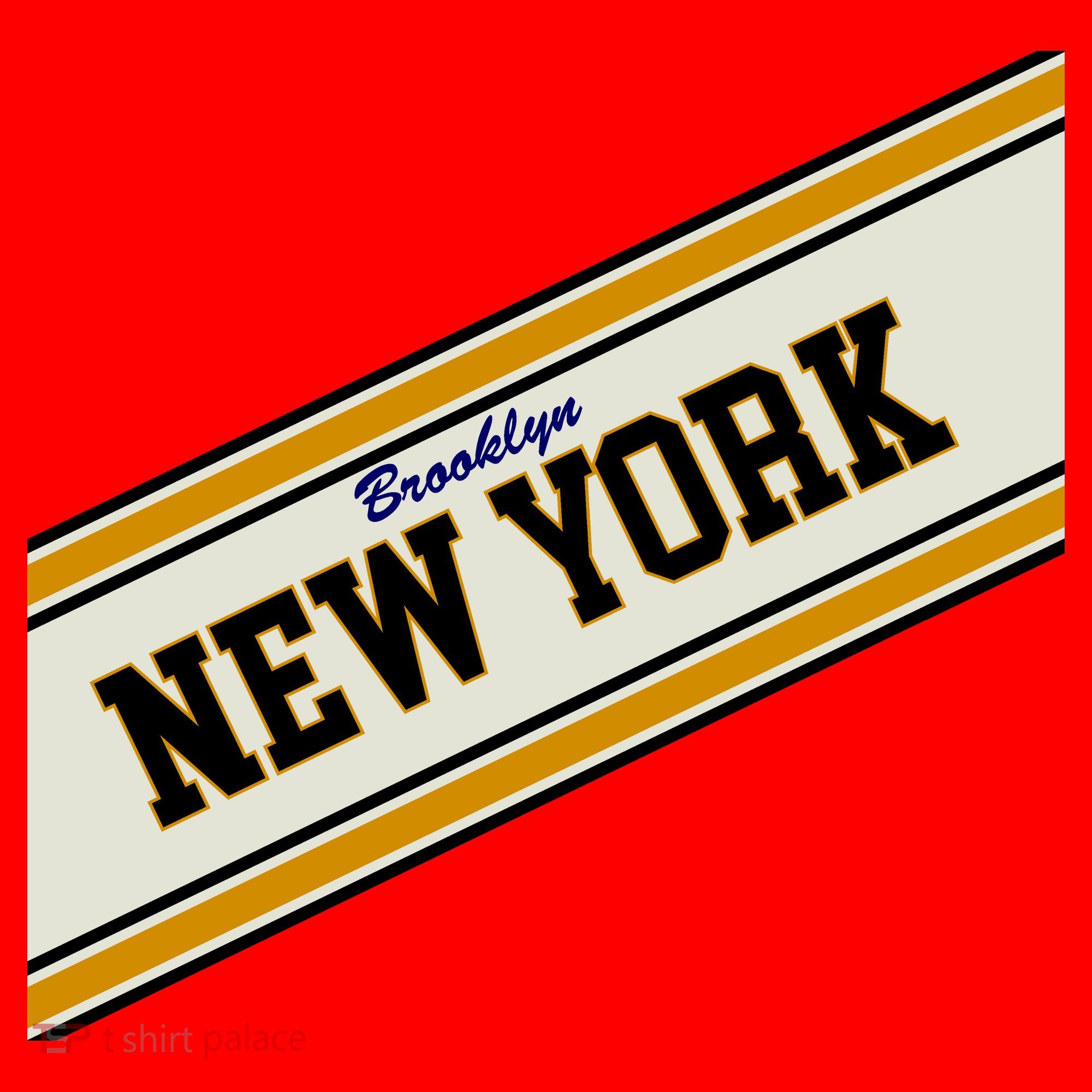 Brooklyn New York Varsity Logo Santa Hat