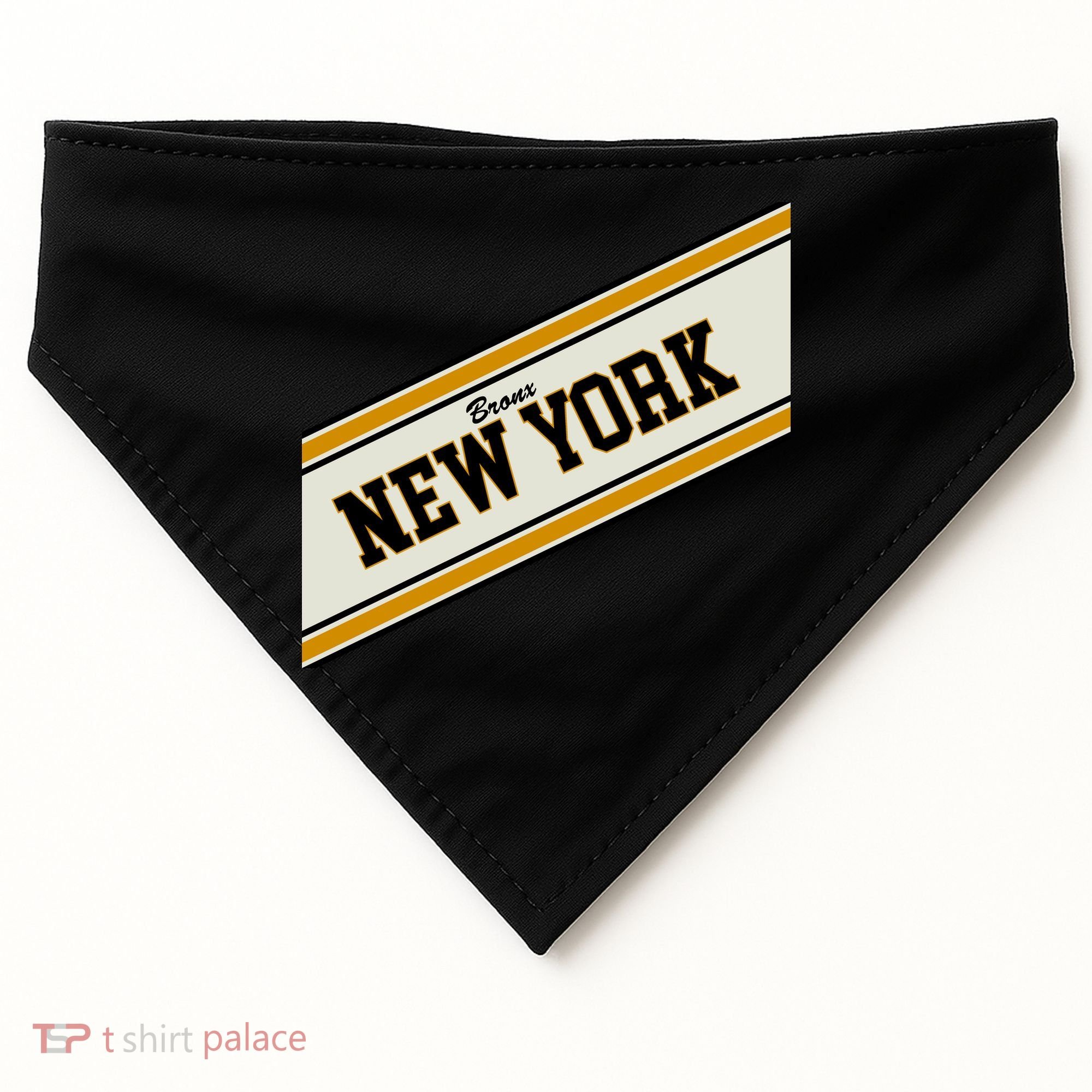 Bronx New York Varsity Logo USA-Made Doggie Bandana
