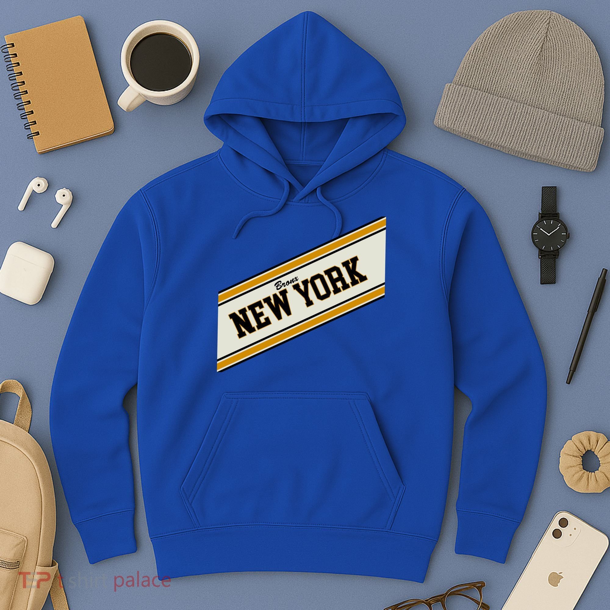 Bronx New York Varsity Logo Hoodie